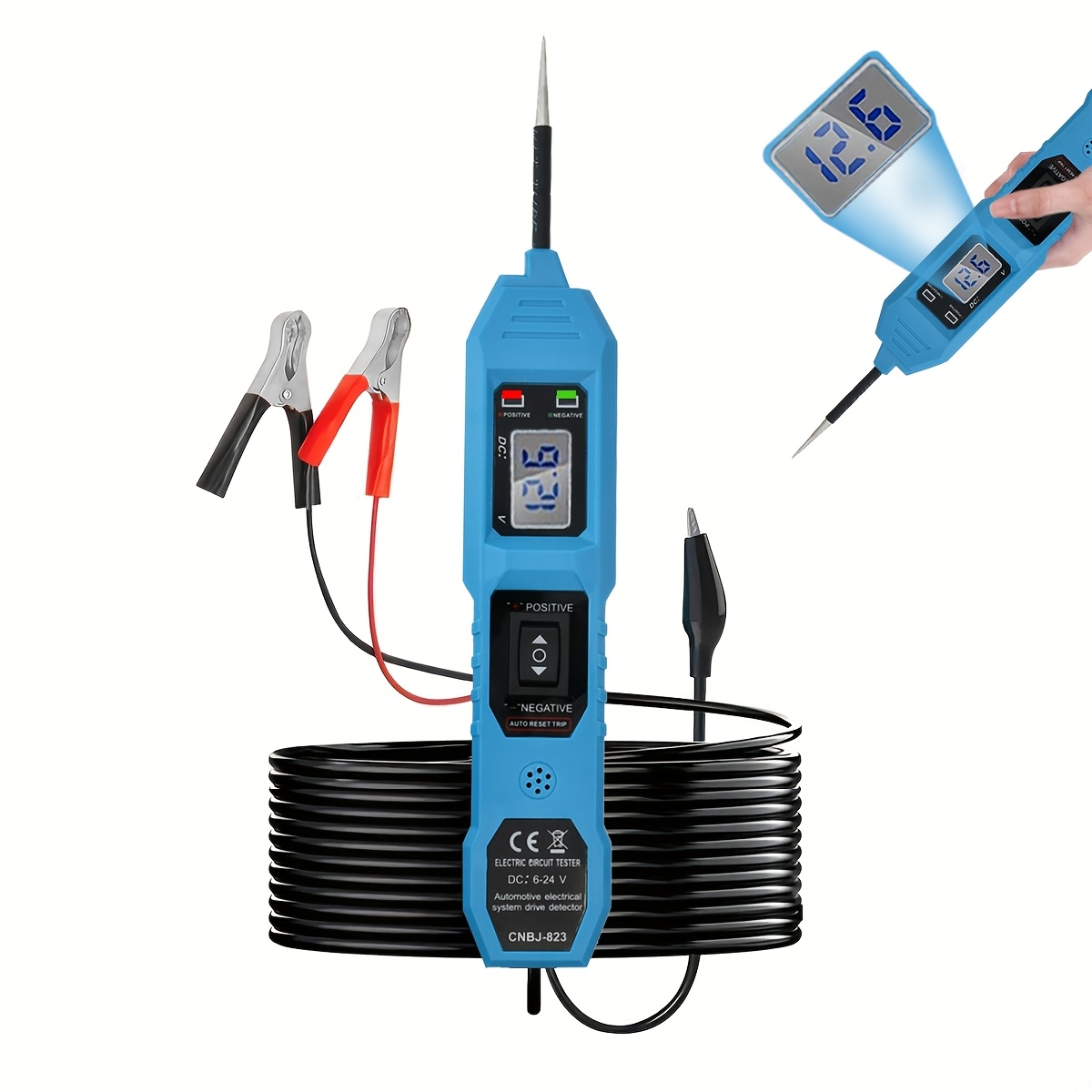 Power Supply Tester - جهاز اختبار الدوائر الكهربائية 6 فولت-24