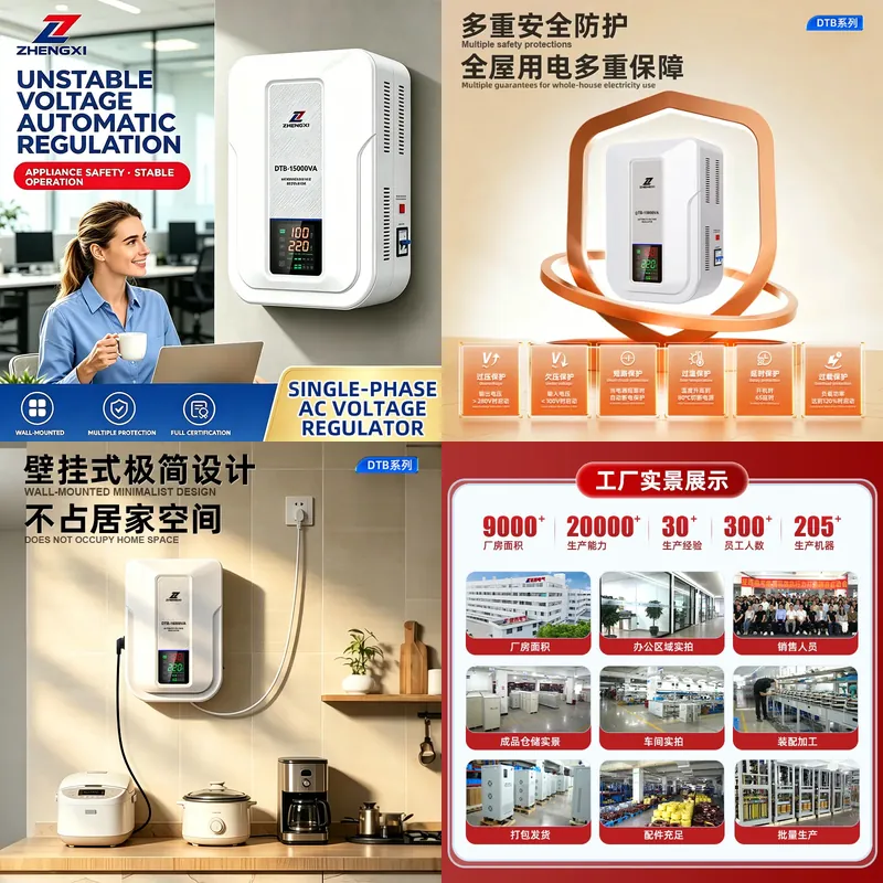Ac Power Supply - منظم الجهد الإلكتروني Zhengxi DTB 220