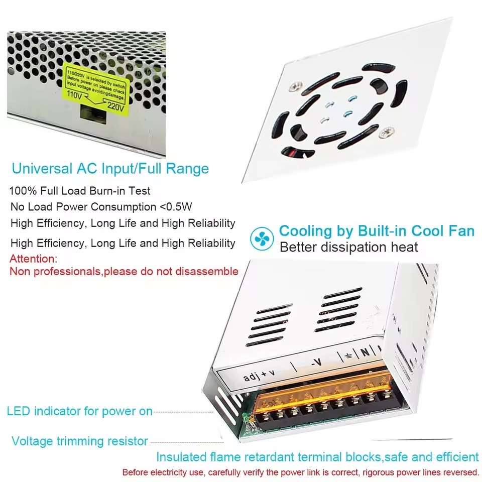 تحويل التيار الكهربائي تيار مس - مراجعة Smps Power Supply وسعره