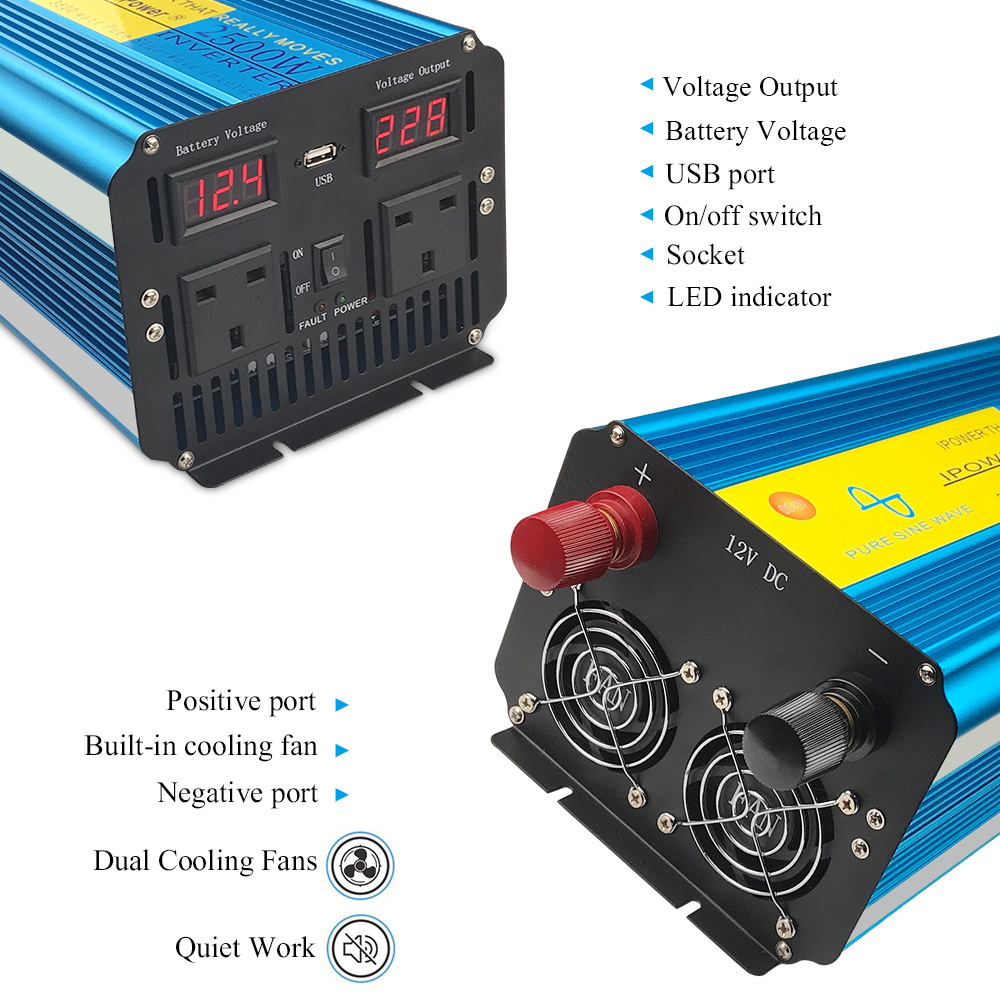 2026 Lvyuan محول طاقة موجة جيب - مراجعة Dc Power Supply 12V وسعره