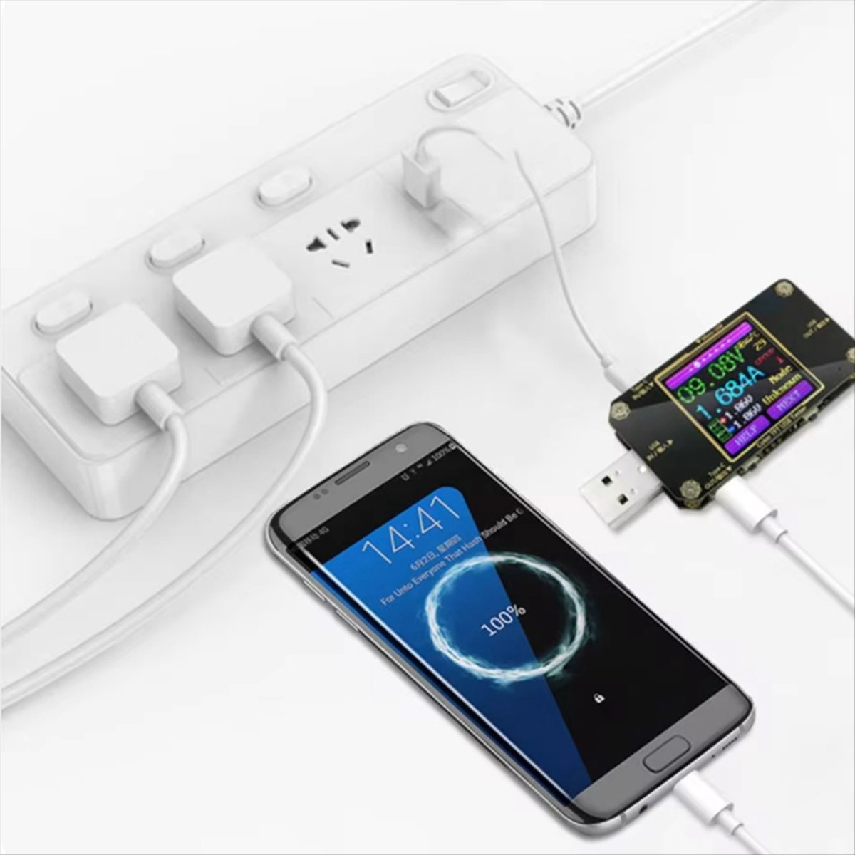 جهاز قياس الطاقة الرقمي A99X ب - مراجعة Power Supply Tester وسعره