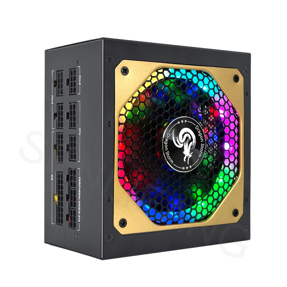ATX 850 واط وحدات كاملة RGB 80 - مراجعة Modular Power Supply وسعره