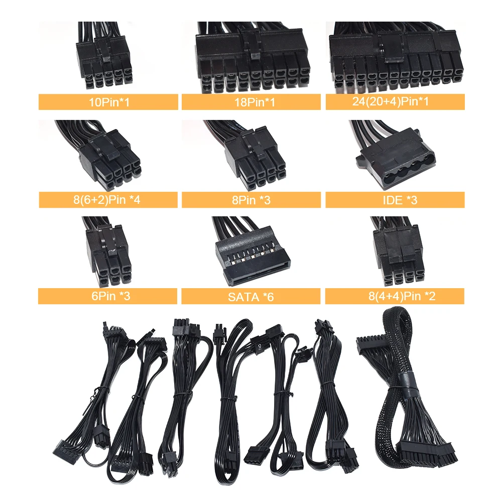 ATX 850 واط وحدات كاملة RGB 80 - مراجعة Modular Power Supply وسعره