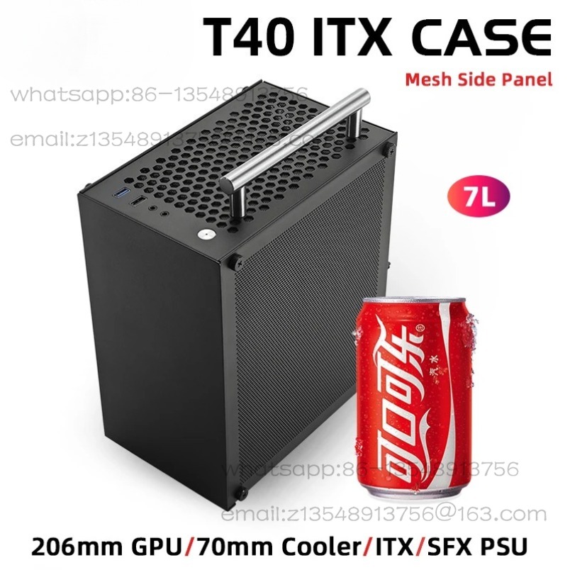 هيكل كمبيوتر ألعاب صغير T40 Mi - مراجعة Psu Computer وسعره