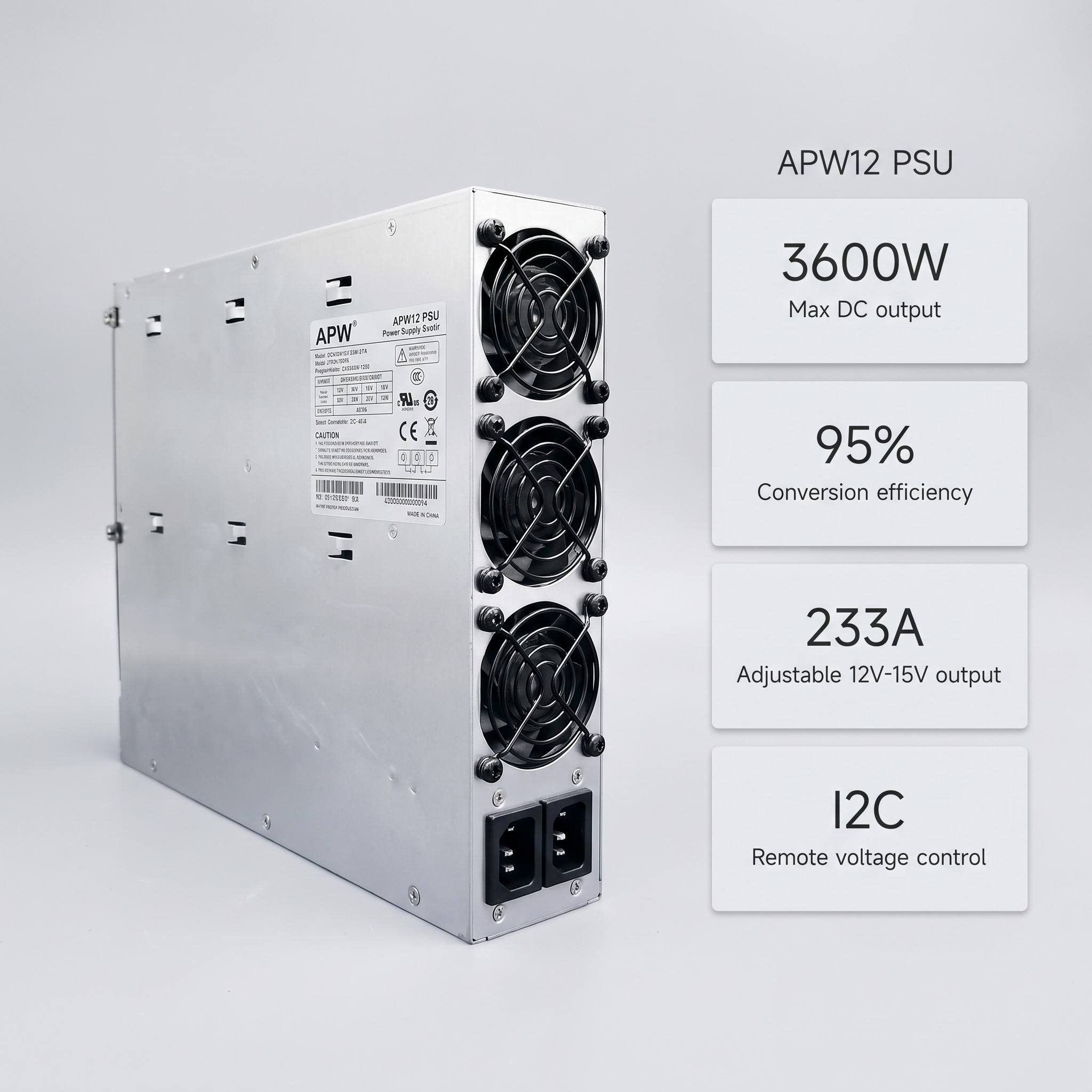 S19K Pro L7 S19J Pro XP 141T A - مراجعة Server Power Supply وسعره