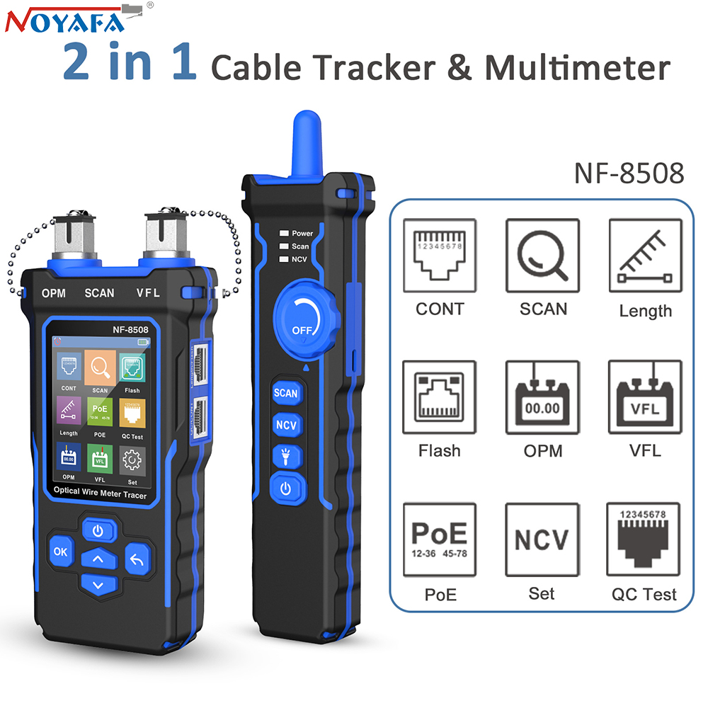 NOYAFA NF-8508 شبكة كابل تستر  - مراجعة Power Supply Tester وسعره