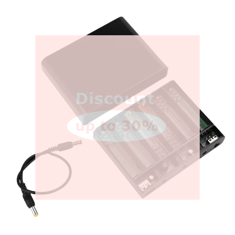 (صندوق بطارية 18650 بسعة 3/4/6 - مراجعة Power Supply 12V وسعره
