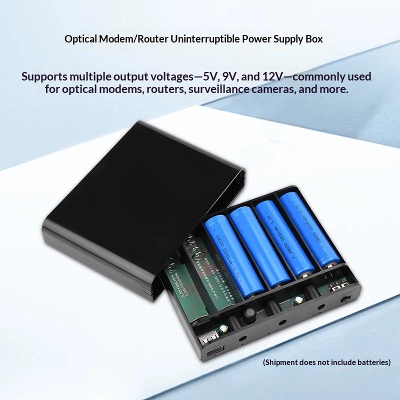 (صندوق بطارية 18650 بسعة 3/4/6 - مراجعة Power Supply 12V وسعره